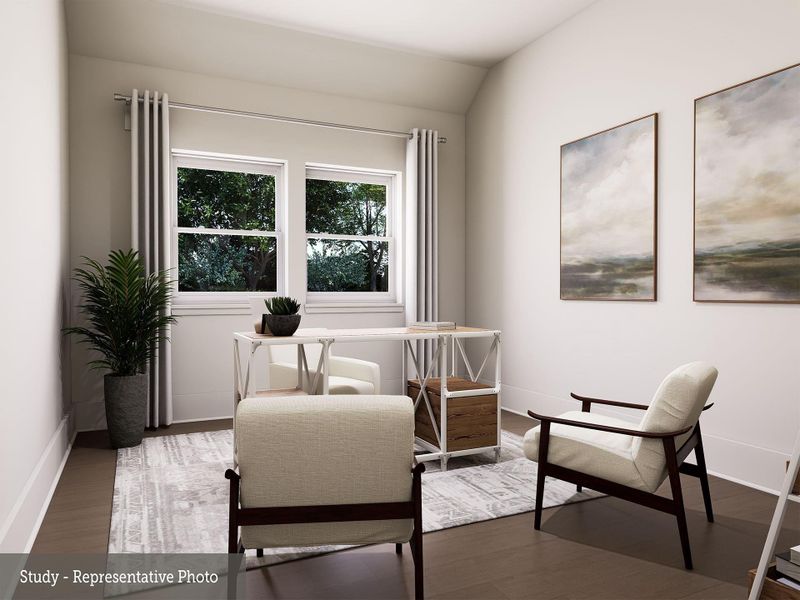 Furnished interior view inside a new home in Legacy - Retreat Collection, League City (Image 4). Furnished interior view inside a new home in Legacy - Retreat Collection, League City (Image 4).