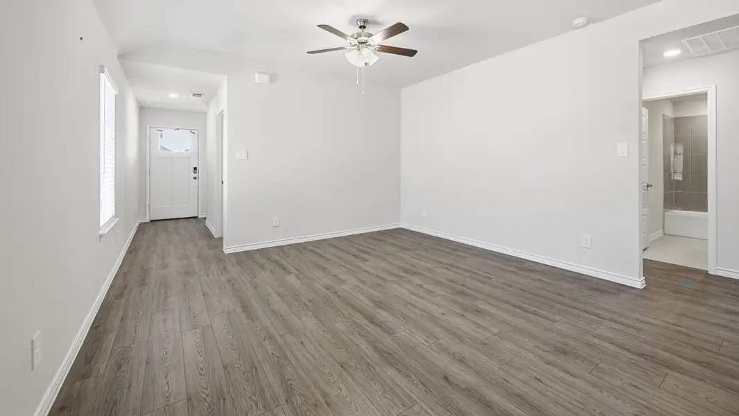 Spacious, unfurnished interior of a new home in Winchester Crossing, Princeton (Image 5). Spacious, unfurnished interior of a new home in Winchester Crossing, Princeton (Image 5).