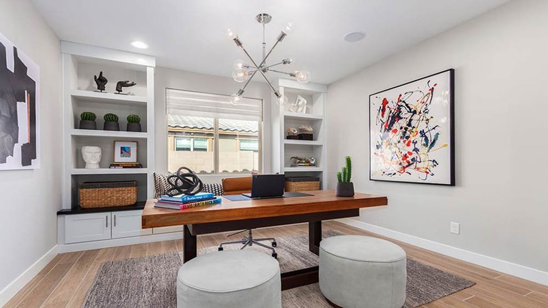 Representative furnished interior of a home built from the Windsor by Taylor Morrison in Legado Landmark Collection, Queen Creek (Image 49).