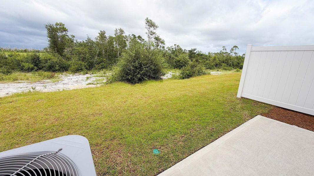 Exterior details and patio area of a home in Salt Creek Townhomes at Mexico Beach, Mexico Beach (Image 20). Exterior details and patio area of a home in Salt Creek Townhomes at Mexico Beach, Mexico Beach (Image 20).
