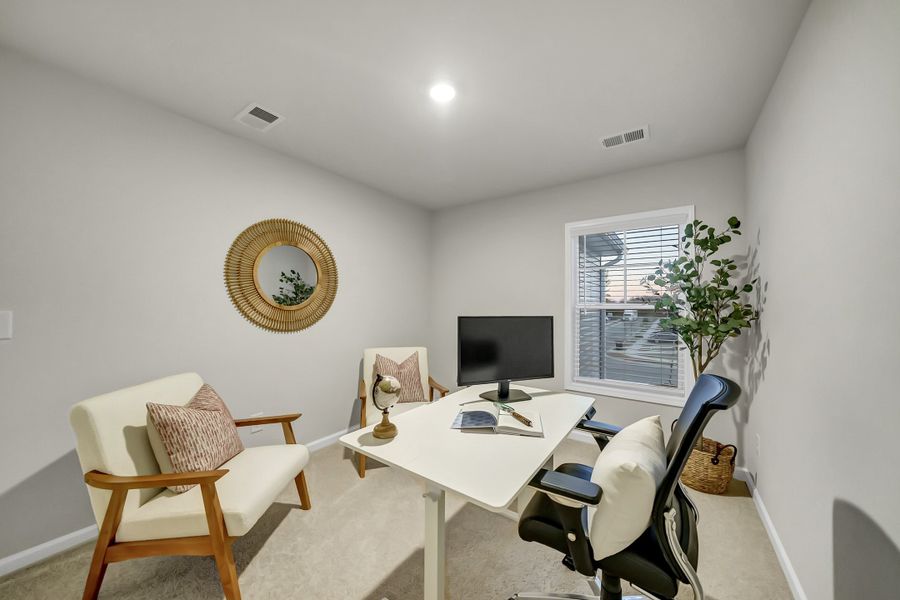 Furnished interior view inside a new home in Village at Boulware, Lugoff (Image 26). Furnished interior view inside a new home in Village at Boulware, Lugoff (Image 26).