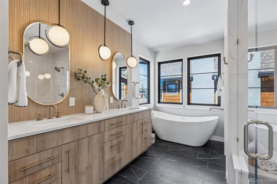 Furnished interior view inside a new home in , Denver (Image 11).