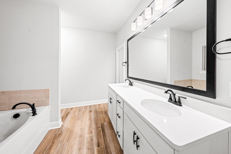 Furnished interior view inside a new home in Starburst at Hammock Bay, Freeport (Image 9).