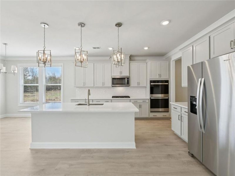 Furnished interior view inside a new home in River Pointe, Monroe (Image 8).