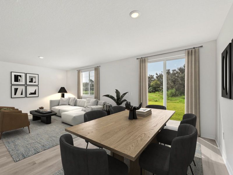 Furnished interior view inside a new home in Magnolia Bay - Classic Series, Nokomis (Image 7).
