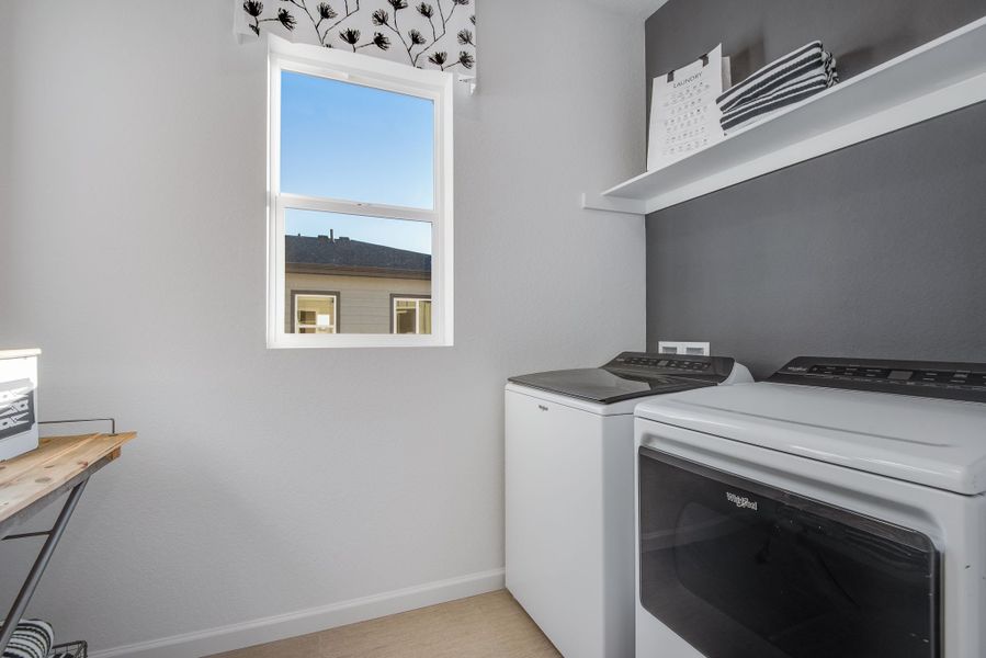 Furnished interior view inside a new home in Reunion, Commerce City (Image 18).