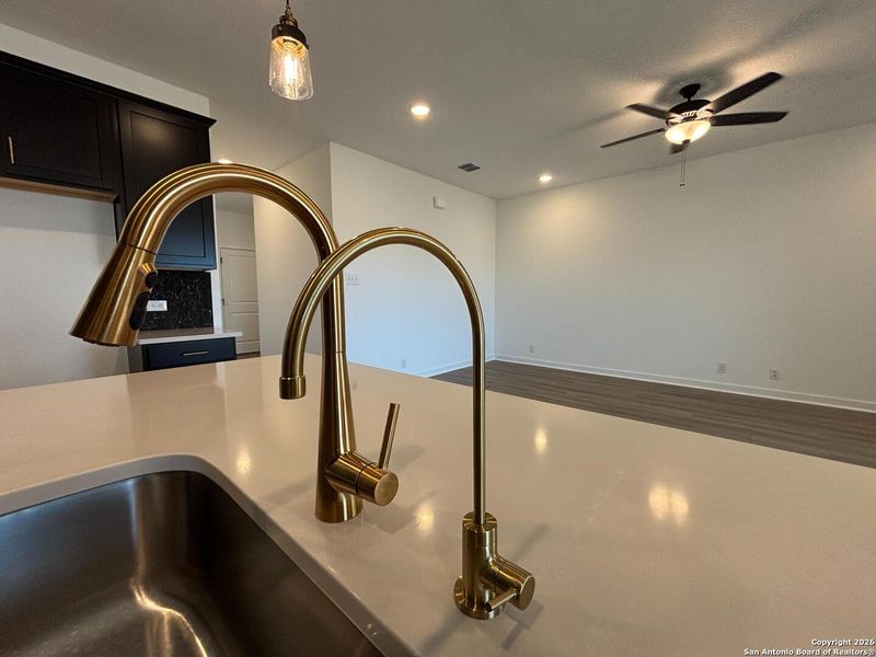 Close-up of interior finishes inside a home in The Summit at Saddlebrook Ranch 55's, Schertz (Image 14).