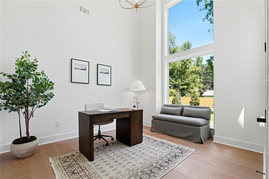 Furnished interior view inside a new home in , Powder Springs (Image 18).