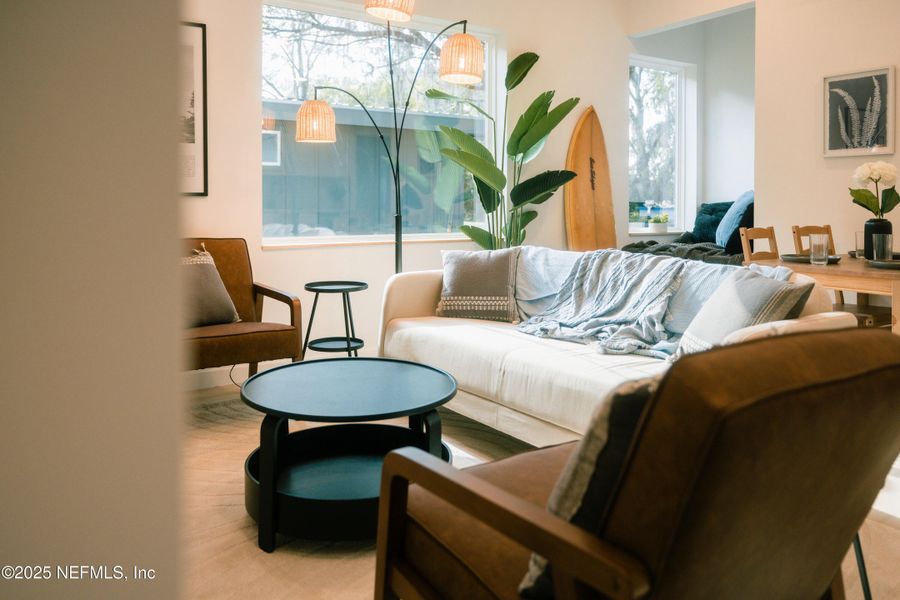 Furnished interior view inside a new home in , Hastings (Image 13).