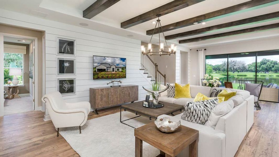 Representative furnished interior of a home built from the Torres by Taylor Morrison in Colbert Landings, Palm Coast (Image 2).