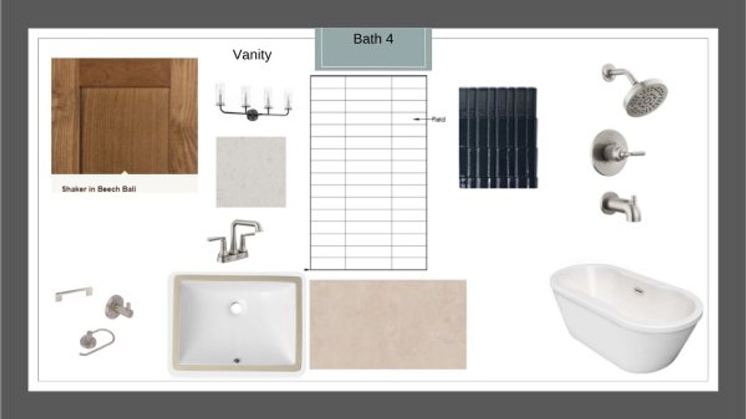 Sample of building materials used in homes in Heath Golf and Yacht Club, Heath (Image 33).