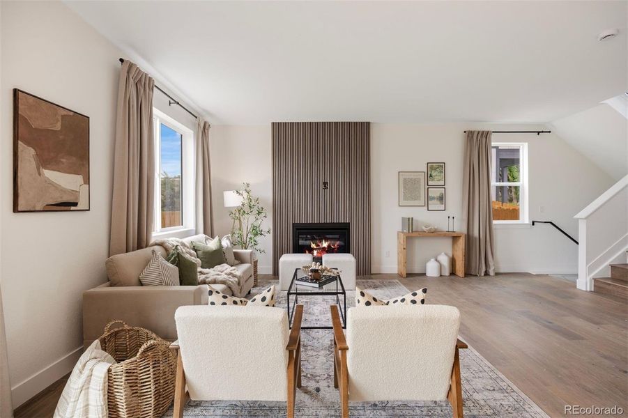Furnished interior view inside a new home in , Wheat Ridge (Image 22).