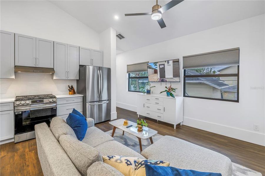 Furnished interior view inside a new home in , St. Petersburg (Image 54).