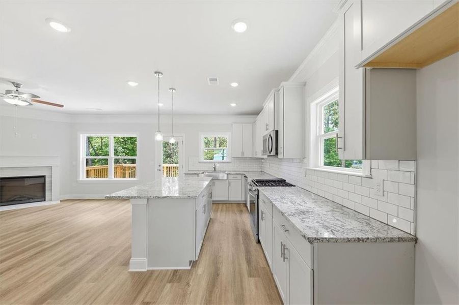 Furnished interior view inside a new home in Tuscany Hills, Douglasville (Image 10).