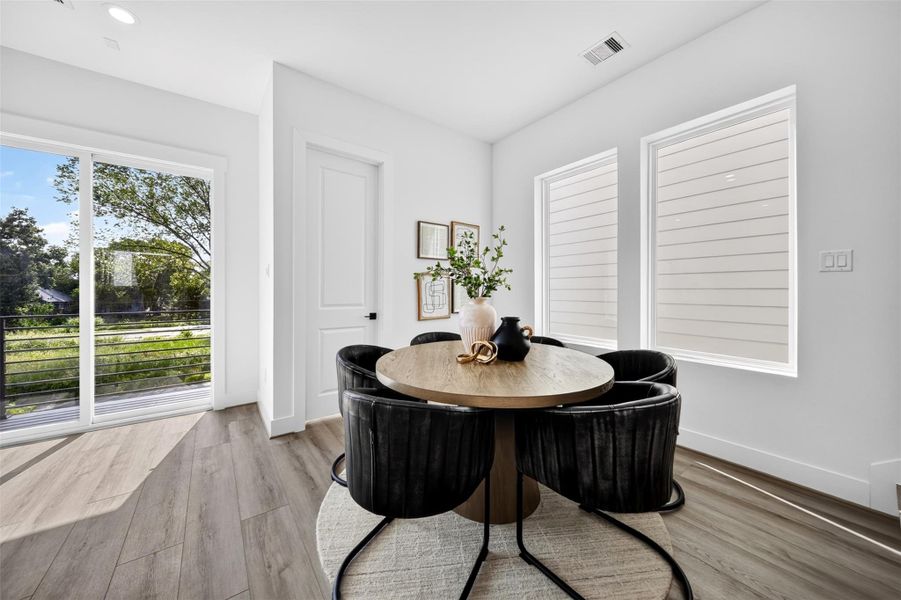 Furnished interior view inside a new home in , Houston (Image 7).