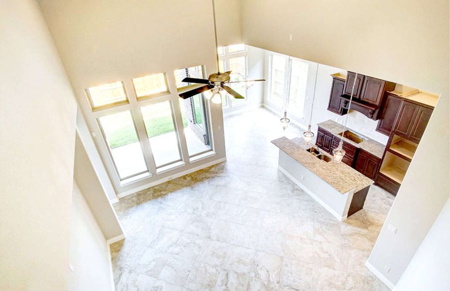 Representative unfurnished interior of a home built from the 3281 by Ravenna Homes in Bridgeland 50′, Cypress (Image 25).