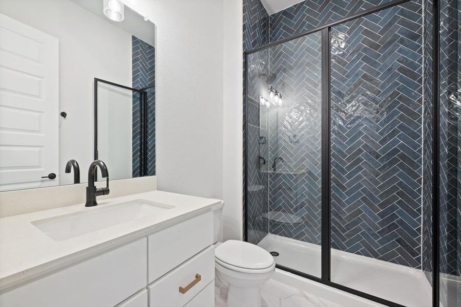Furnished interior view inside a new home in Heritage, Dripping Springs (Image 14).