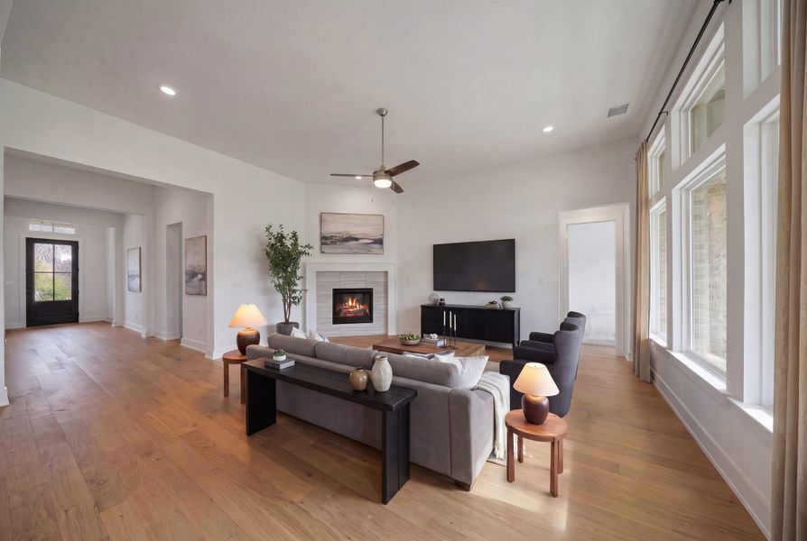 Furnished interior view inside a new home in Solterra Texas, Mesquite (Image 15).