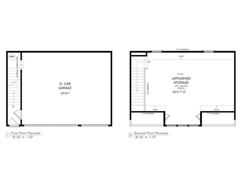 2D floor plan layout of this home in , Ball Ground, GA (Image 3).