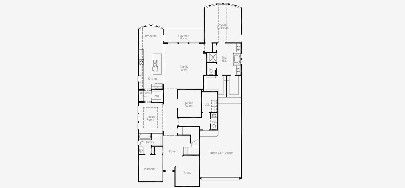 2D floor plan layout of this home in Jubilee, Hockley, TX (Image 3).