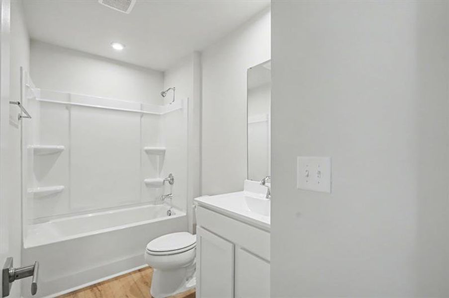 Furnished interior view inside a new home in Sterling Oaks, Ash (Image 6).