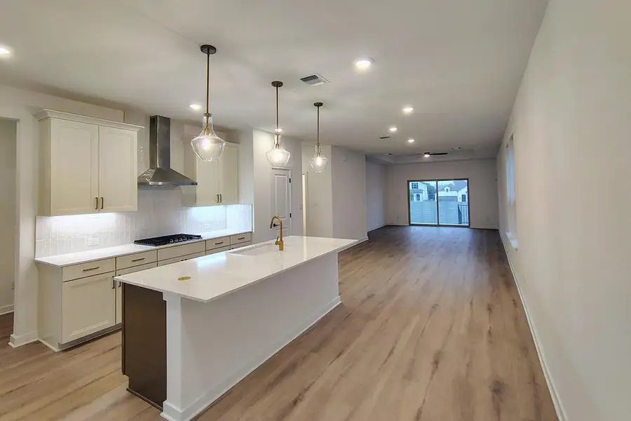 Furnished interior view inside a new home in Wolf Ranch, Georgetown (Image 6).