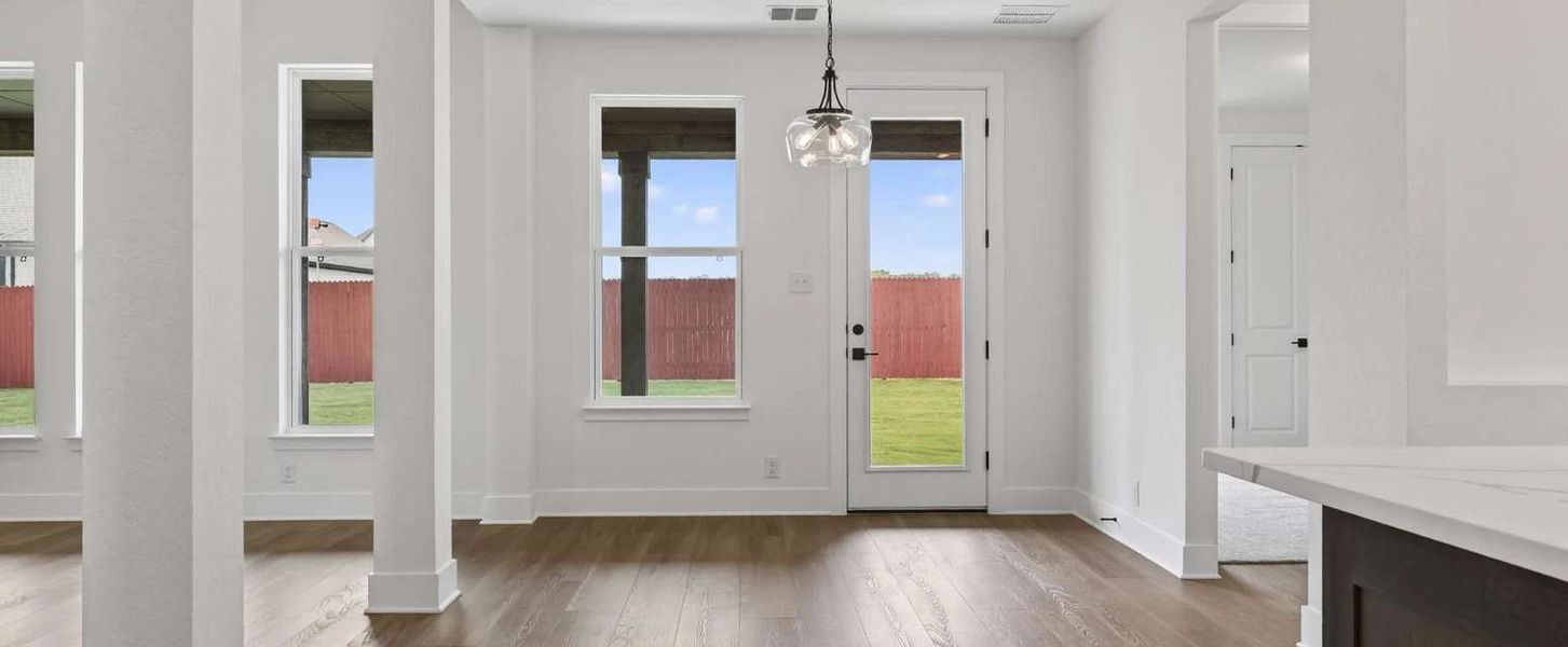 Representative unfurnished interior of a home built from the Parker by Ashton Woods in Megan's Landing, Castroville (Image 19). Representative unfurnished interior of a home built from the Parker by Ashton Woods in Megan's Landing, Castroville (Image 19).