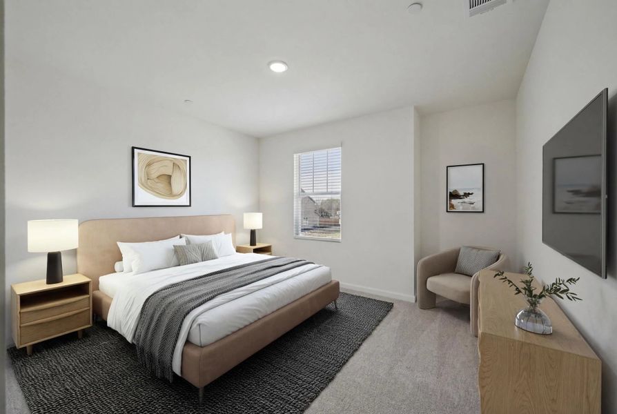 Representative furnished interior of a home built from the Rayne by Starlight Homes in Coyote Meadows, Anna (Image 9).