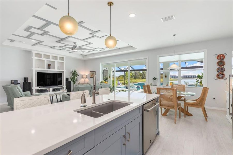 Furnished interior view inside a new home in , Punta Gorda (Image 31).
