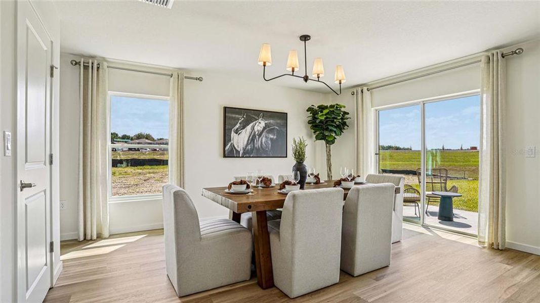 Furnished interior view inside a new home in Twisted Oaks, Wildwood (Image 3).