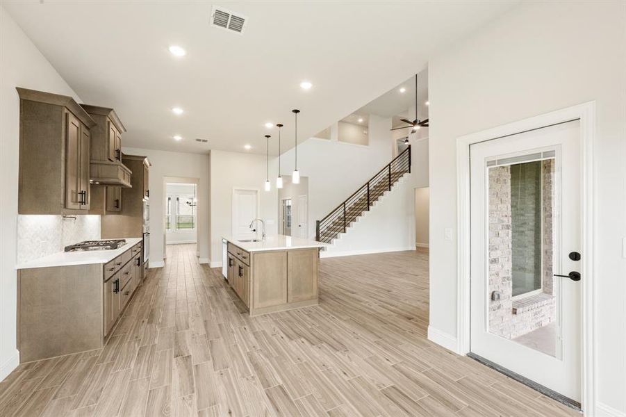 Furnished interior view inside a new home in Devonshire Classic 60-65, Forney (Image 16). Furnished interior view inside a new home in Devonshire Classic 60-65, Forney (Image 16).