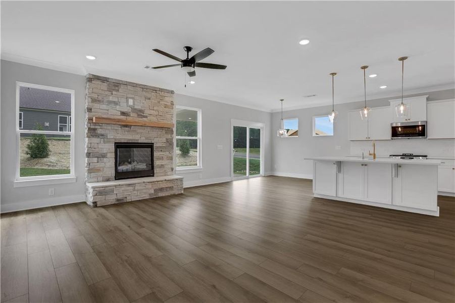 Spacious, unfurnished interior of a new home in , Loganville (Image 42).