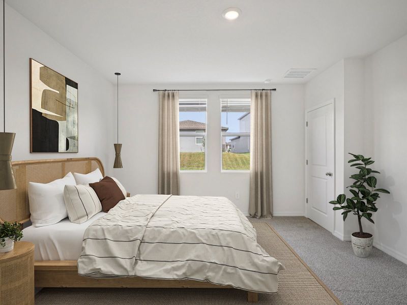 Furnished interior view inside a new home in Meritage Homes at Terra Lago - Premier Series, Indiantown (Image 6).