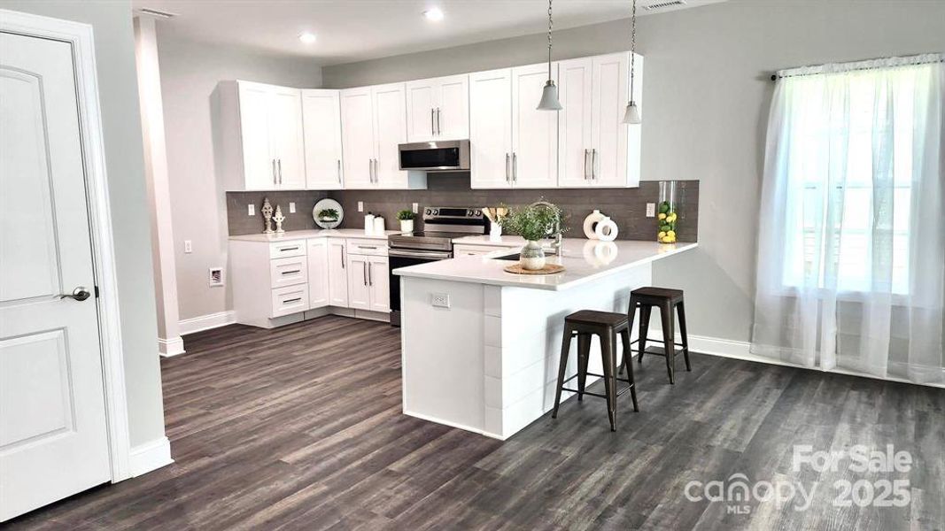 Furnished interior view inside a new home in , Hickory (Image 9). Furnished interior view inside a new home in , Hickory (Image 9).