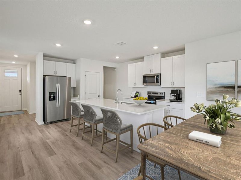 Furnished interior view inside a new home in Salt Meadows - Premier Series, Parrish (Image 7).