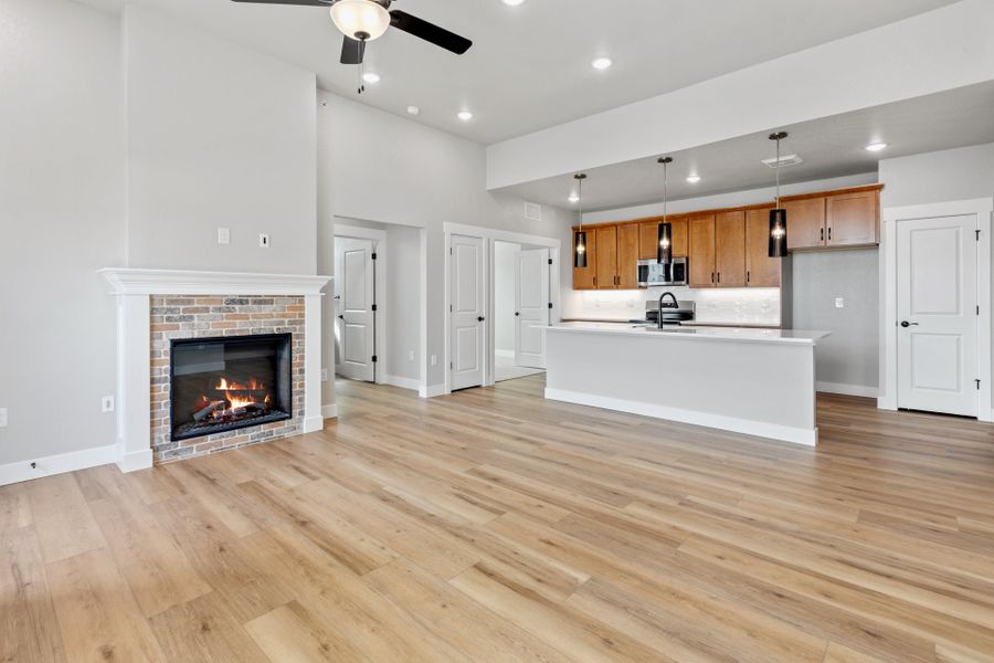 Representative unfurnished interior of a home built from the The Sunlight by Landmark Homes in Northfield at Old Town, Fort Collins (Image 10).