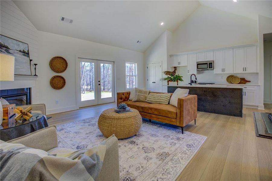Furnished interior view inside a new home in , Covington (Image 11).