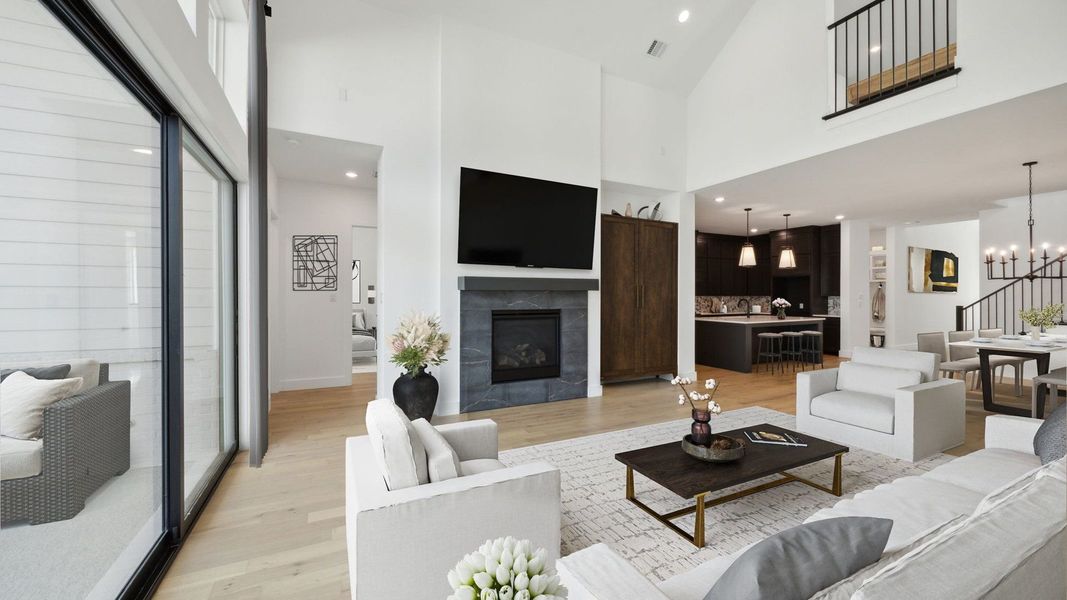 Staged Living Room Staged Living Room