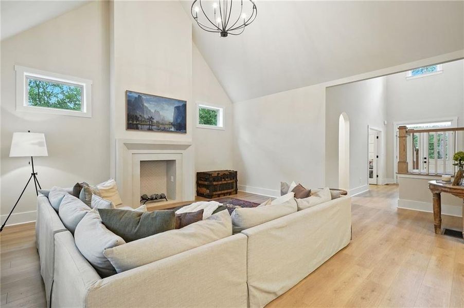 Furnished interior view inside a new home in , Acworth (Image 43).