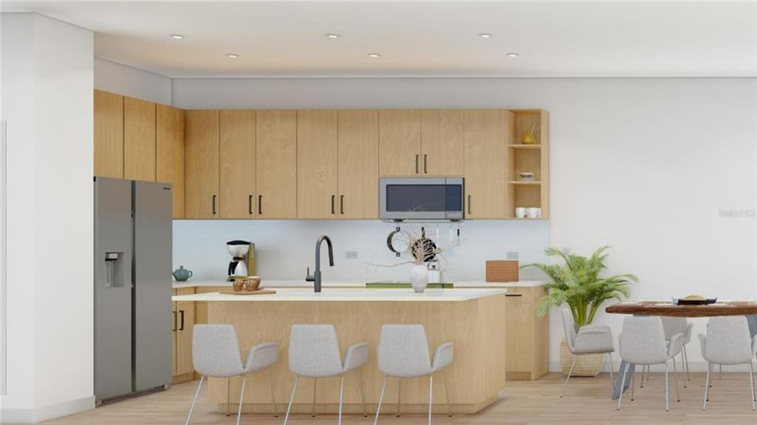 Furnished interior view inside a new home in , Kissimmee (Image 11).