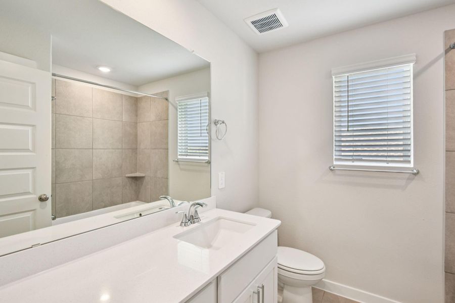 Photo is not of the actual home, but is an inspirational photo of builder’s model home and may depict options, furnishings, and/or decorator features that are not included