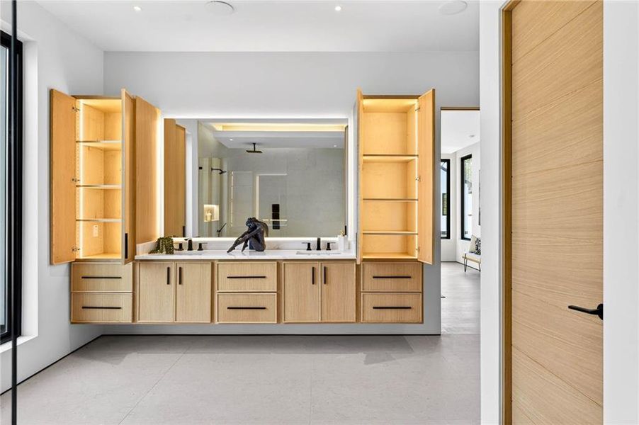 Furnished interior view inside a new home in , Alpharetta (Image 17).