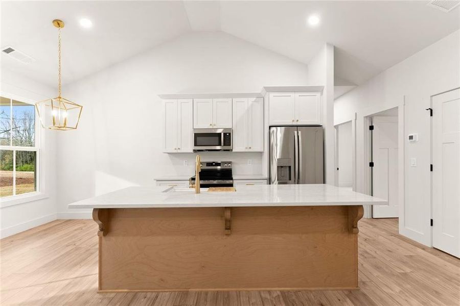 Furnished interior view inside a new home in , Cleveland (Image 6).