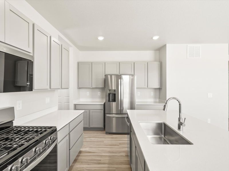 Furnished interior view inside a new home in Poudre Heights: The Lakes Collection, Windsor (Image 4).