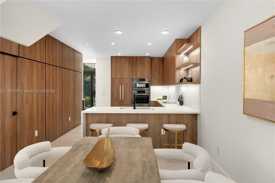 Furnished interior view inside a new home in , Miami (Image 3).