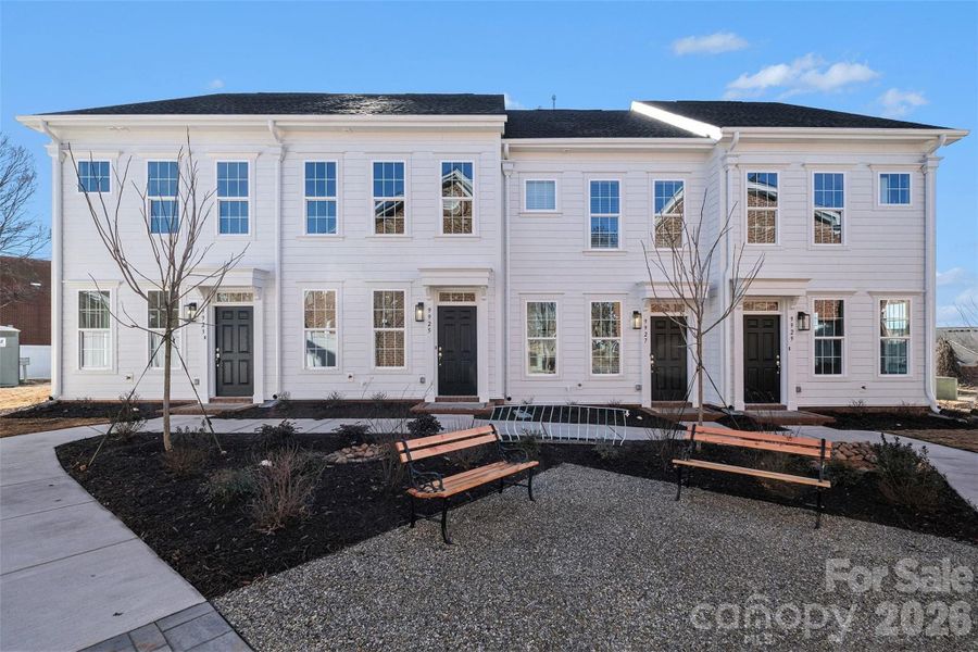 Exterior details and patio area of a home in , Huntersville (Image 20).