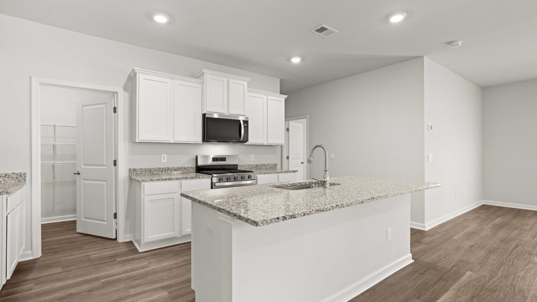 Furnished interior view inside a new home in The Abbey at Trolley Run Station, Aiken (Image 5).