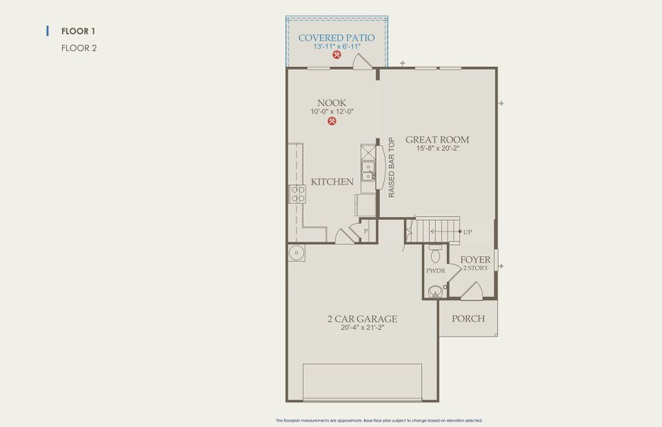 Springfield Floor Plan, Quick Move-In Home, Floor 1