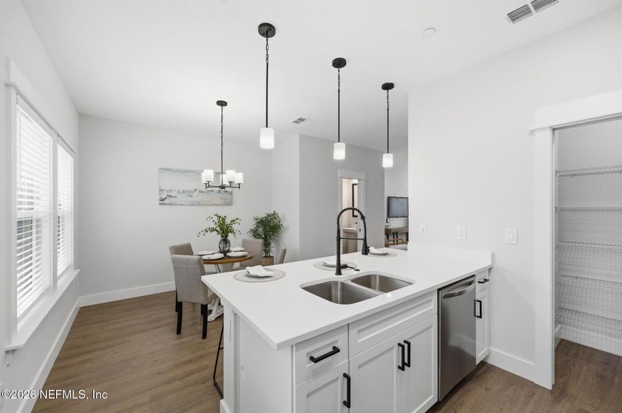 Furnished interior view inside a new home in , Jacksonville Beach (Image 8).