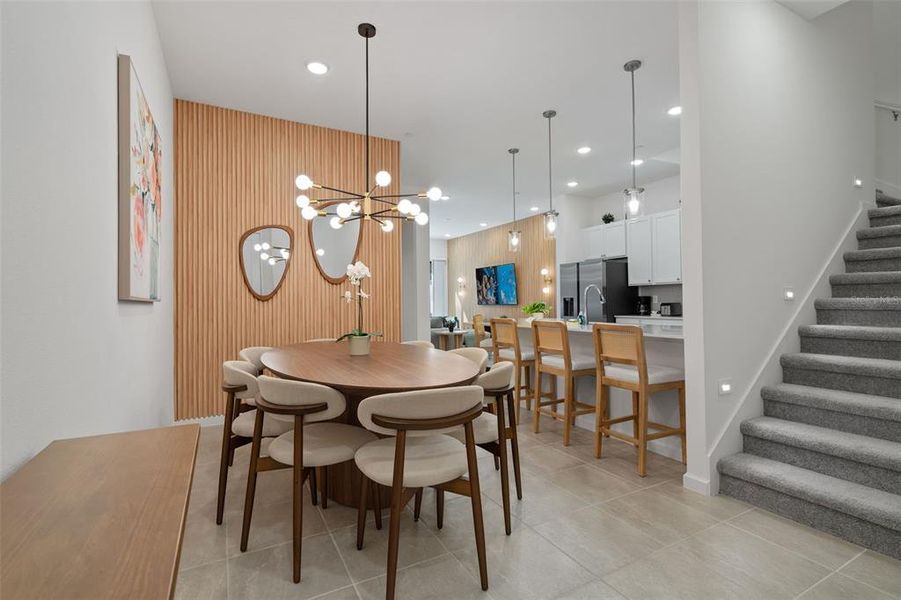 Furnished interior view inside a new home in , Orlando (Image 19).